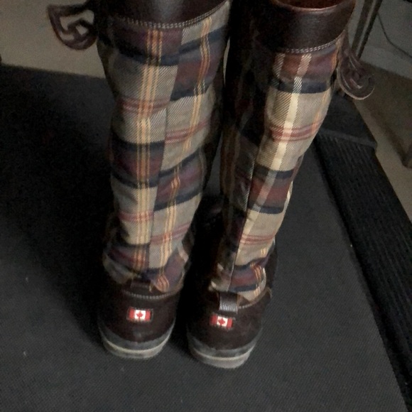 PAJAR (EUR 39) leather plaid boots - Picture 12 of 15
